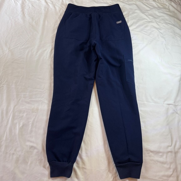 FIGS Technical Collection Zamora Jogger Scrub Pants Navy Blue Women's Size XS - Picture 8 of 9
